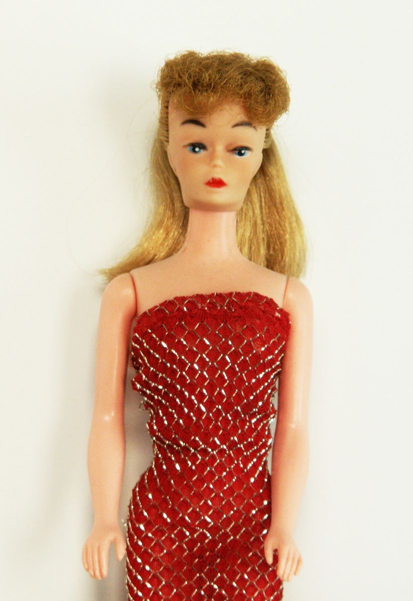 Vintage barbie red dress cheap